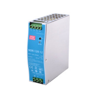 明纬 开关电源 NDR-120-12 12V10A输出 导轨安装PFC
