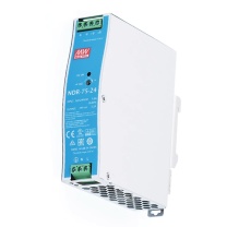 明纬 开关电源 NDR-75-24 单路75W 220V 24V
