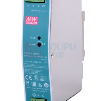 明纬 开关电源 EDR-120-12 12V 10A 导轨安装