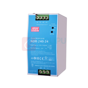 明纬 开关电源 NDR-240-24 240W DC24V/10A
