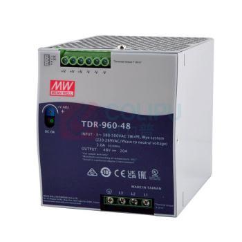 明纬 电源 TDR-960-48 48V20A 输出直流48V
