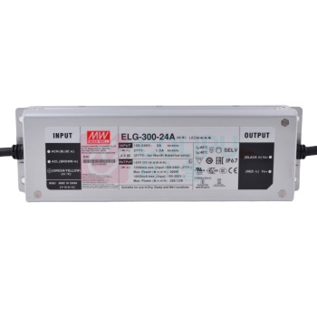 明纬 防水LED电源 ELG-300-24A 24V 12.5A输出 电流可调型(约300W)