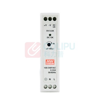 明纬 MDR-20导轨式20W开关电源 MDR-20-5 5V