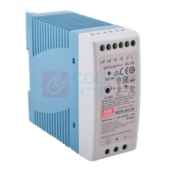 明纬 开关电源 MDR-60-24 AC100V/240V DC 24V 2.5A