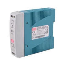 明纬 导轨开关电源 MD-20 输入:100-240VAC 0.55A 输出:24V/1A DC