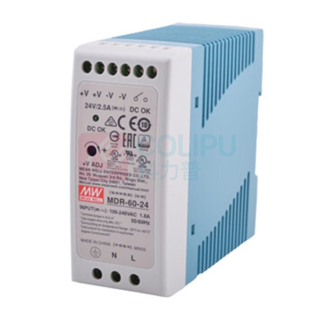 明纬 开关电源 MDR-60-24 60W