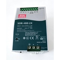 明纬 开关电源 SDR-480-24 24V20A,128*125*85mm