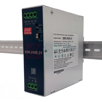 明纬 导轨开关电源 XDR-240E-24 24V 10A