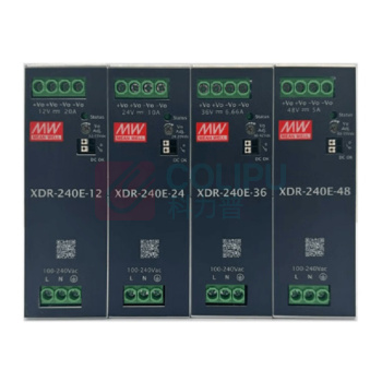 明纬 导轨开关电源 XDR-240E-24 24V 10A