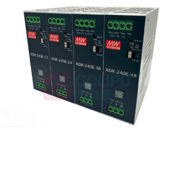 明纬 导轨开关电源 XDR-240E-24 24V 10A