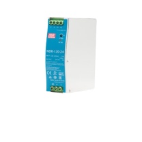 明纬 开关电源 NDR-120-24 12v10A, 240W, 24伏, 48V20A