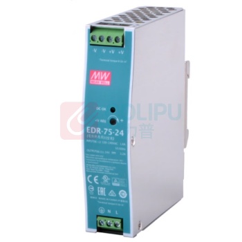 明纬 开关电源 EDR-75-24 24V 3.2A
