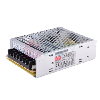明纬 开关电源 RD-65B 5V4A+24V2A RD系列双组输出小型工控电源