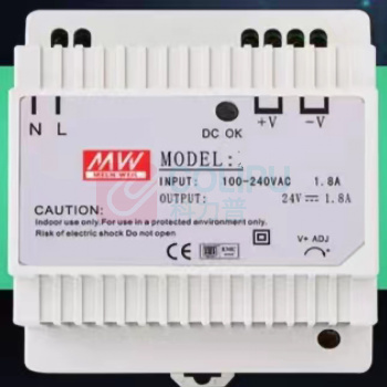 明纬 开关电源 DR-45-12 导轨开关 电源12V 4A 