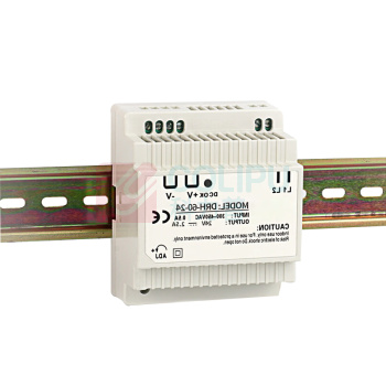明纬 导轨开关电源 DRH-60-24 380v转24v