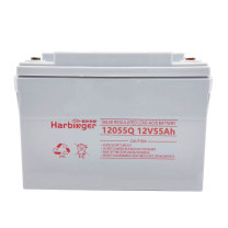 哈比恩格 铅酸蓄电池 12055Q 12V 55Ah 尺寸230*138*208mm (灰白色) 通用型铅酸电池