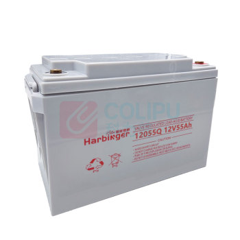 哈比恩格 铅酸蓄电池 12055Q 12V 55Ah 尺寸230*138*208mm (灰白色) 通用型铅酸电池
