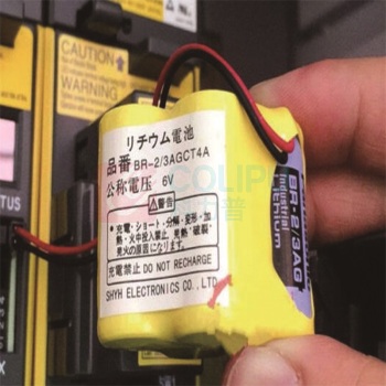 法兰克 电池法兰克 BR-2/3AGCT4A-222 5*5cm (黄色)