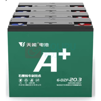 天能 铅酸蓄电池 6-DZF-20 12V 20AH 4只装