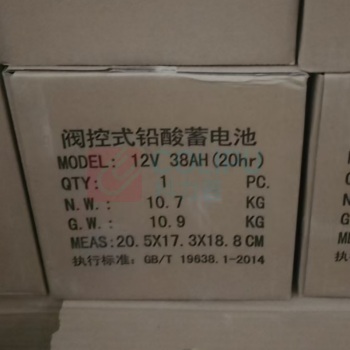 理士 蓄电池 DJM1238S 32只/组
