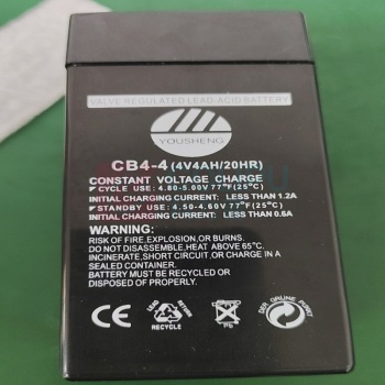 友声 蓄电池 CB4-4 4V4AH/20HR (黑色)
