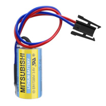 三菱 uni 电池 ER17330V 3.6V 1700MAH,黑色扁插头