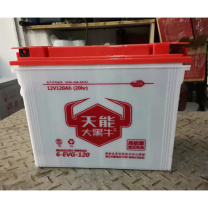 天能 水电池 铅酸加液电池 120A 6EVG120型 12V