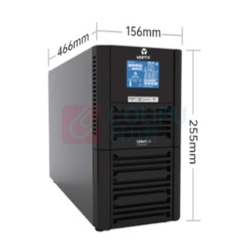 维谛 标机 GXE02K 原艾默生在线式UPS不间断电源机房办公电脑稳压服停电备用电源内置电池 2KVA/1600WGXE2K