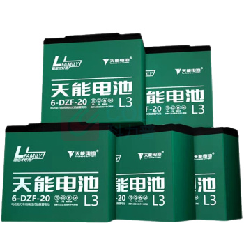 天能 6-DZF-20免维护蓄电池 48v12AH 4个/组  电动车电池电瓶