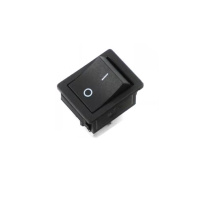 宏图伟业 船型开关 220V5A 双刀双掷 安装孔22mm*31mm