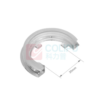 庭炬登利 急停开关按钮保护罩 SBL03-1-C2 直径30mm 半圆形 (透明) 底部配件卡扣