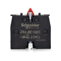 施耐德 Schneider 按钮辅助触点 ZB2-BE102C常闭 