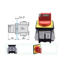 施耐德 Schneider 负荷开关套装 VCF2C 60*60mm,3极,40A 红色手柄