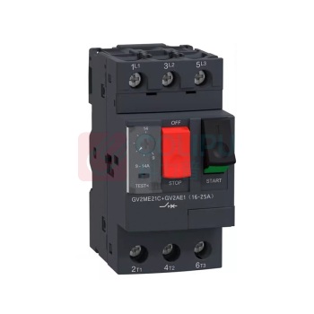 施耐德 Schneider 保护开关 GV2ME21C+GV2AE1(16-25A) 