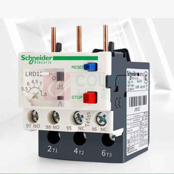 施耐德 Schneider 热继电器 LRD12C 5.5-8A+底座LAD-7B106C