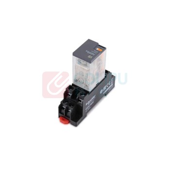 施耐德 Schneider 继电器带底座 RXM*A 8脚24VDC 5A带灯 RXM2LB2BD+RXZE1M2C
