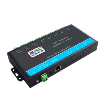 智嵌物联 串口服务器 8口 RS485转以太网口Modbus网关MQTT
