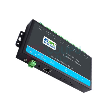 智嵌物联 串口服务器 8口 RS485转以太网口Modbus网关MQTT