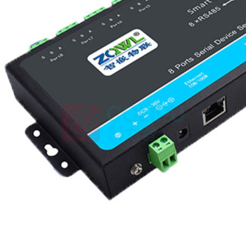 智嵌物联 串口服务器 8口 RS485转以太网口Modbus网关MQTT