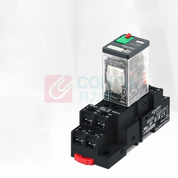施耐德 Schneider 中间继电器(含底座) RPM22P7继电器套装 (2开2闭15A)宽8脚AC230V 