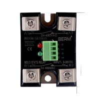 BERM 双路双控固态继电器 BERM-SK10DA 电流:10A 控制端:3-32VDC 负载端:24-480VAC