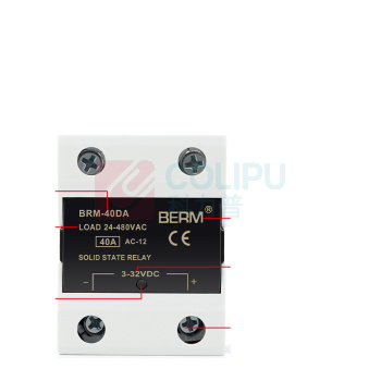 BERM 单相DA固态继电器 BRM-120DA 电流:120A 控制端:3~32VDC 负载端:24~480VAC