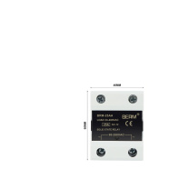 BERM 单相AA固态继电器 BRM-25AA 电流:25A 控制端:70~280VAC 负载端:24~480VAC