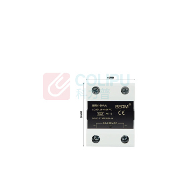 BERM 单相AA固态继电器 BRM-60AA 电流:60A 控制端:70~280VAC 负载端:24~480VAC