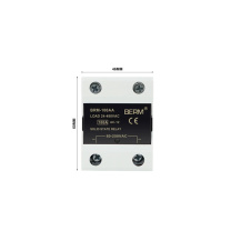 BERM 单相AA固态继电器 BRM-100AA 电流:100A 控制端:70~280VAC 负载端:24~480VAC