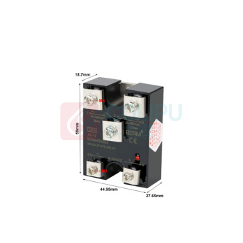 BERM 一开一闭固态继电器 BERM-KB25DA 电流:25A 控制端:3-32VDC 负载端:24-480VAC