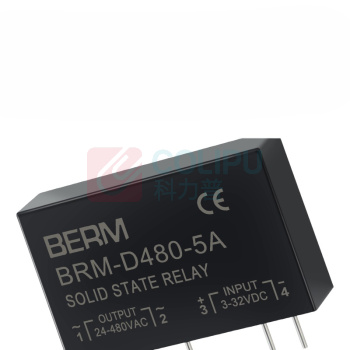 BERM 电路板式固态继电器 BRM-D480-5A 电流:5A 控制端:3-32VDC 负载端:24-480VAC