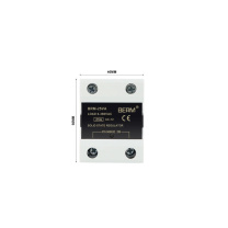 BERM 单相VA固态继电器 BRM-25VA 电流:25A 控制端:470K-500K/Ω2W 负载端:24~480VAC
