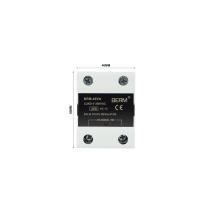 BERM 单相VA固态继电器 BRM-40VA 电流:40A 控制端:470K-500K/Ω2W 负载端:24~480VAC