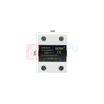 BERM 单相VA固态继电器 BRM-60VA 电流:60A 控制端:470K-500K/Ω2W 负载端:24~480VAC
